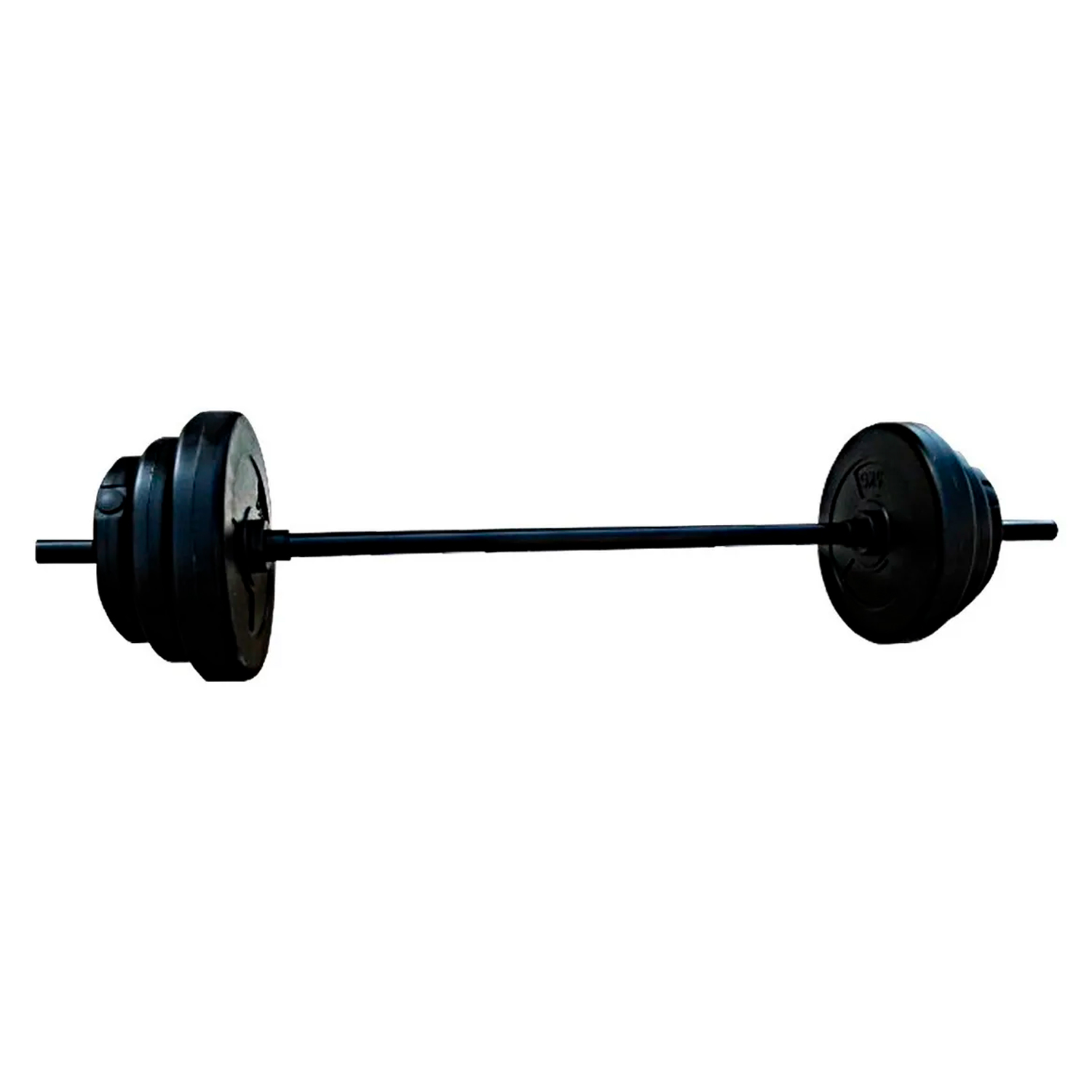  - Set Pesas 20kg: Barra 1.2 Mts + Discos De Cemento