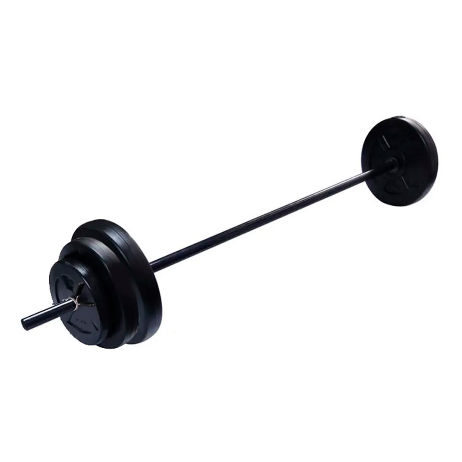  - Set Pesas 20kg: Barra 1.2 Mts + Discos De Cemento