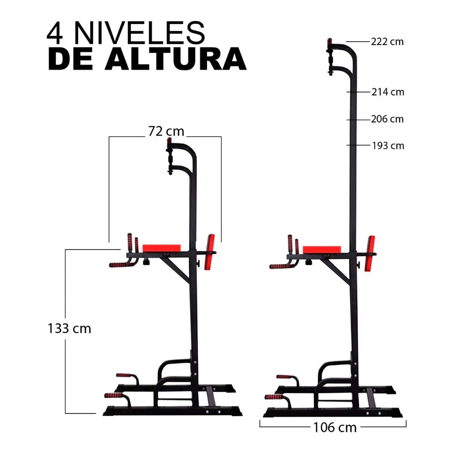  - Estación de Entrenamiento Barras Dominadas