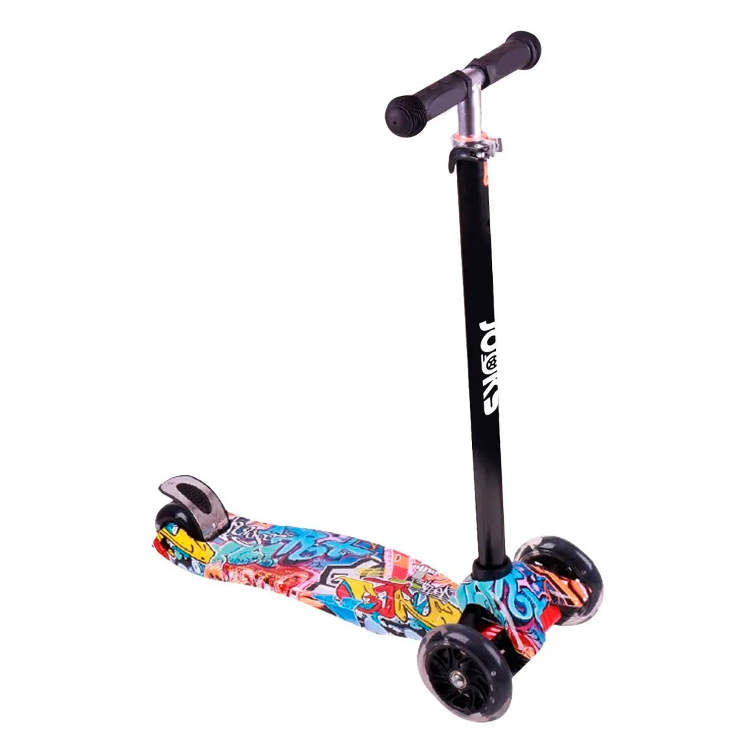  - Scooter Monopatín Ajustable Light Wheels - Rojo