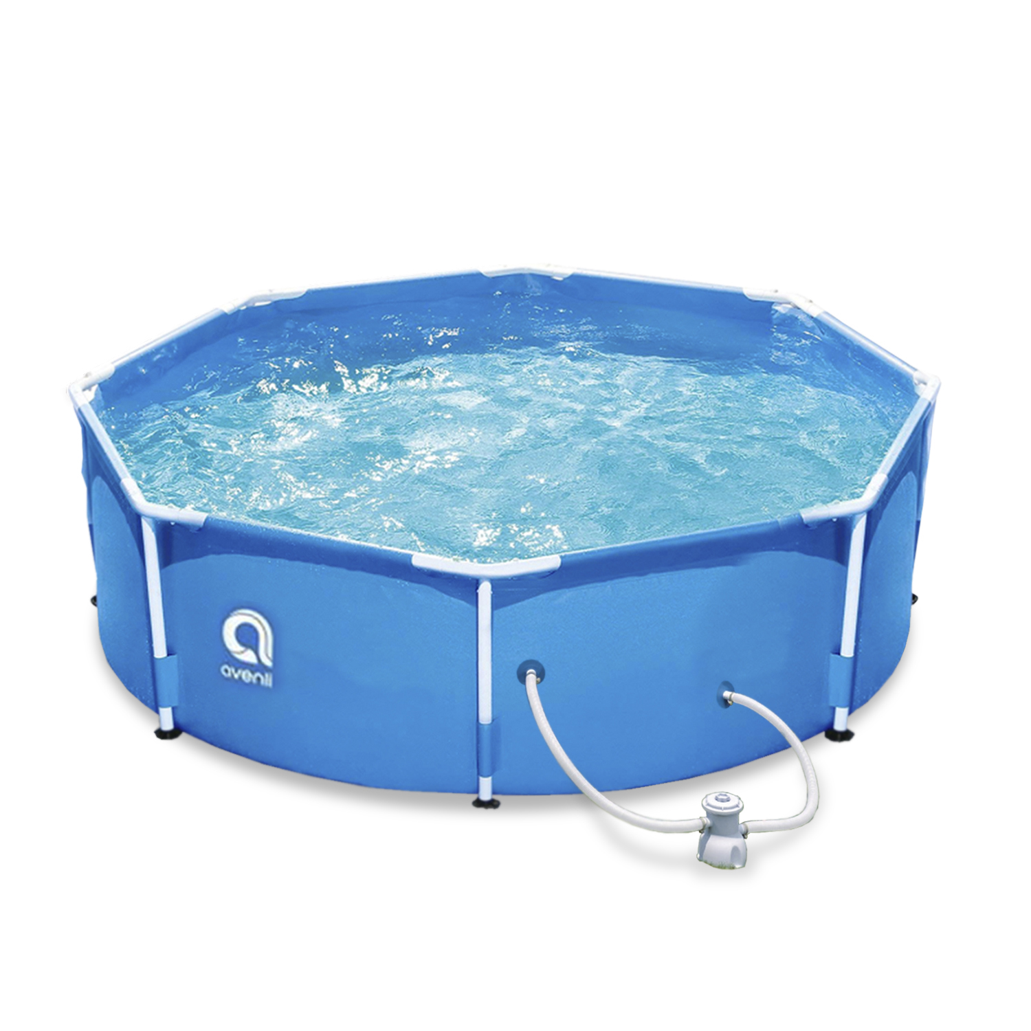 Atletis - Piscina Redonda con Filtro 4383 Lt