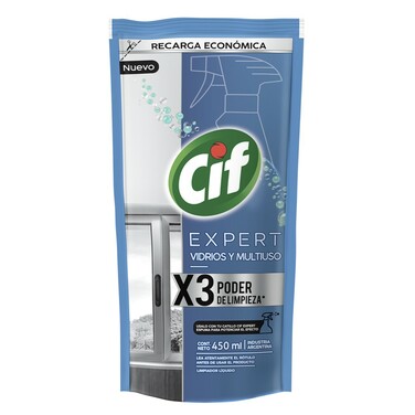 Cif Expert Limpiavidrios y Multiuso Doypack 450 ml