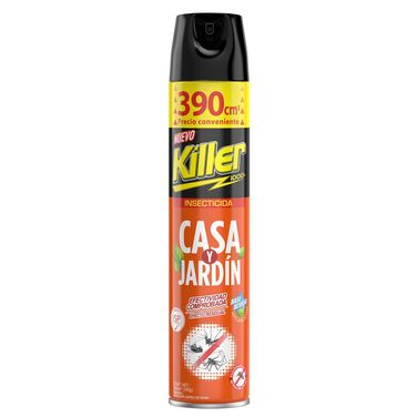 Killer Insecticida Casa y Jardín Aerosol 390 cc