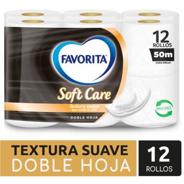 Favorita Papel Softcare 12 X 50 metros