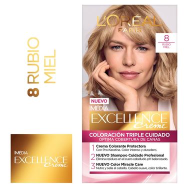 Excellence Creme Tinte Permanente 8 Rubio Claro