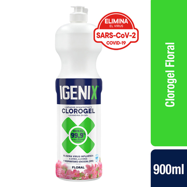 CLORO GEL IGENIX FLORAL 900ML