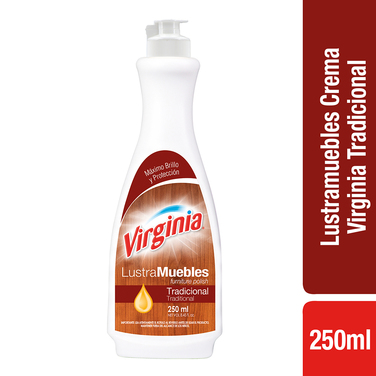 Virginia Lustramuebles en Crema Tradicional 250ml
