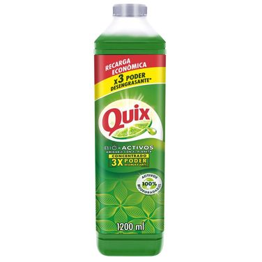 Quix Lavalozas Limón Recarga 1.2 L