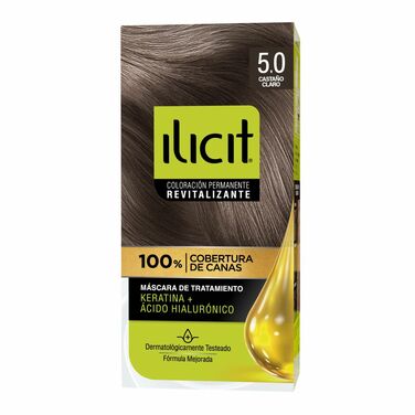 Ilicit Tintura Permanente 5/0 Castaño Claro