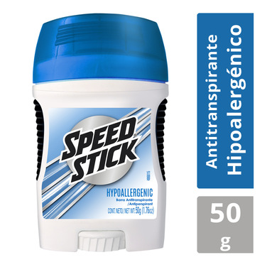 Speed Stick Hipoalergénico Desodorante Barra 50 g