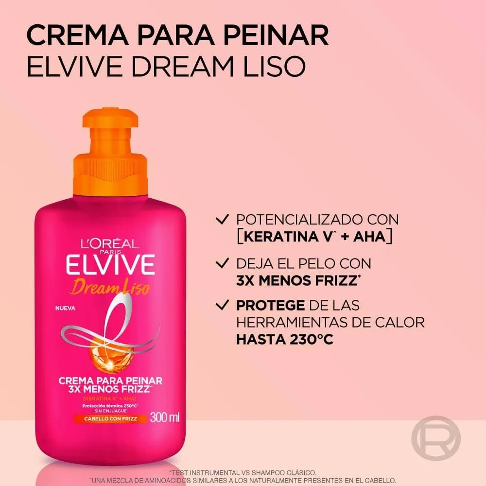 ELVIVE DREAM LISO CREMA DE PEINAR 300 ML