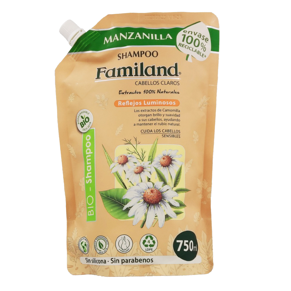 FAMILAND SHAMPOO RECARGA  MANZANILLA