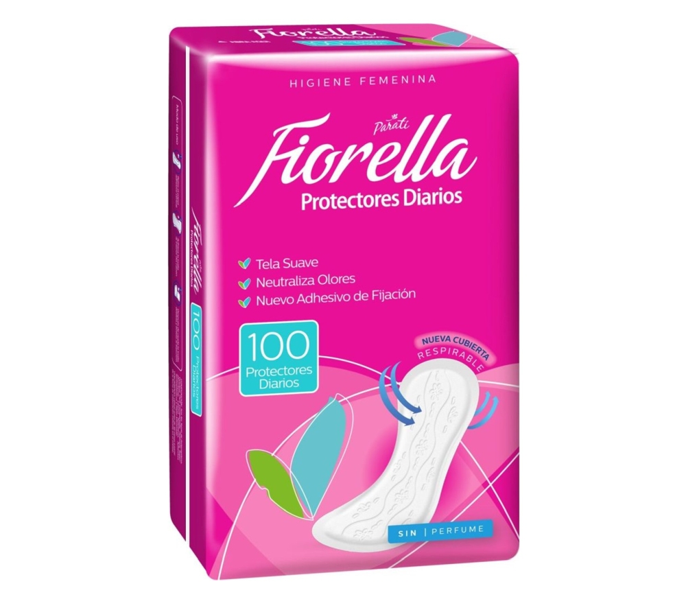 FIORELLA PROTECTOR DIARIO 100 UNID.