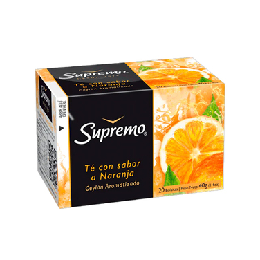 Té Supremo Gourmet Naranja 20 Bls - Super El Trebol