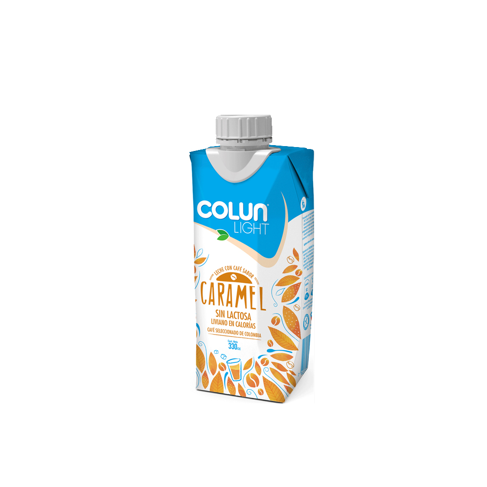 Leche Colun Caramelo Light Sin Lactosa 330 cc - Super El Trebol