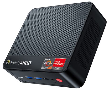 Mini PC Beelink Ser5 Pro-E Amd Ryzen 7 5800H RAM 16GB SSD 500GB
