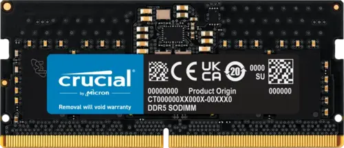 Memoria RAM CRUCIAL 8GB DDR5 5600 MT/s SODIMM CL46 CT8G56C46S5 - CTMAN