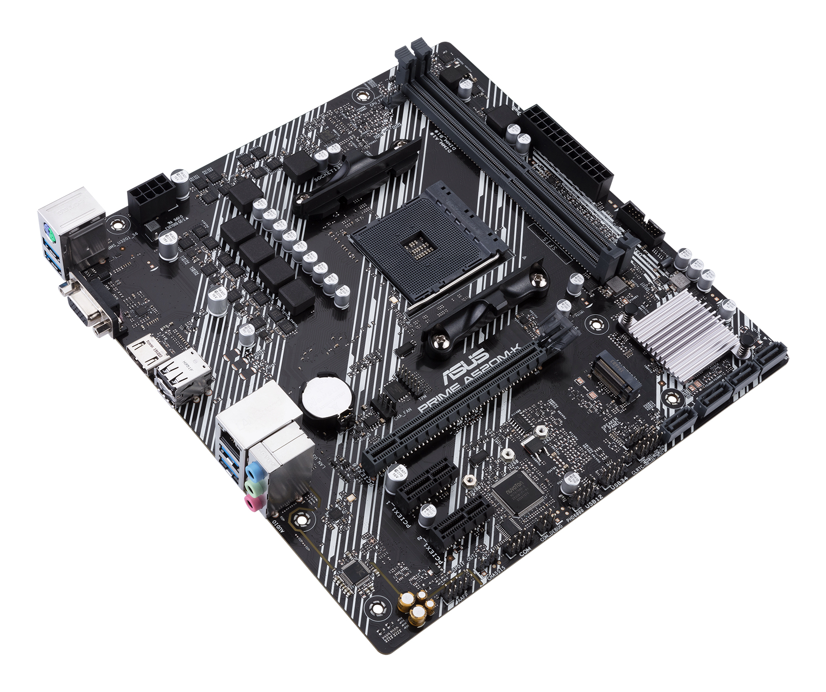 Placa madre ASUS PRIME A520M-K, AMD Socket AM4, M.2, micro ATX - CTMAN