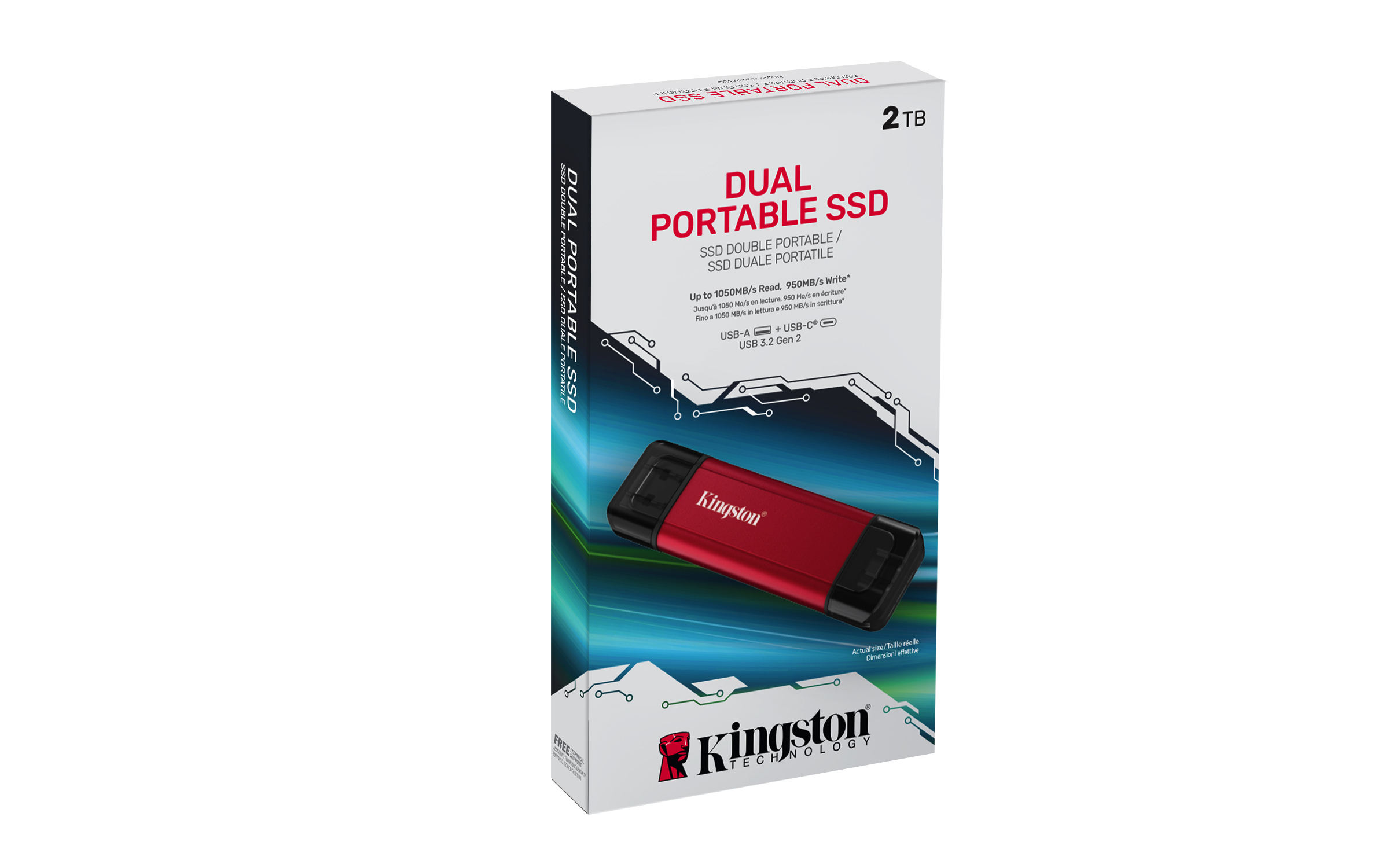 Kingston Dual USB-A / USB-C 2.0 TB (SPSD/2TB) | SoloTodo.cl
