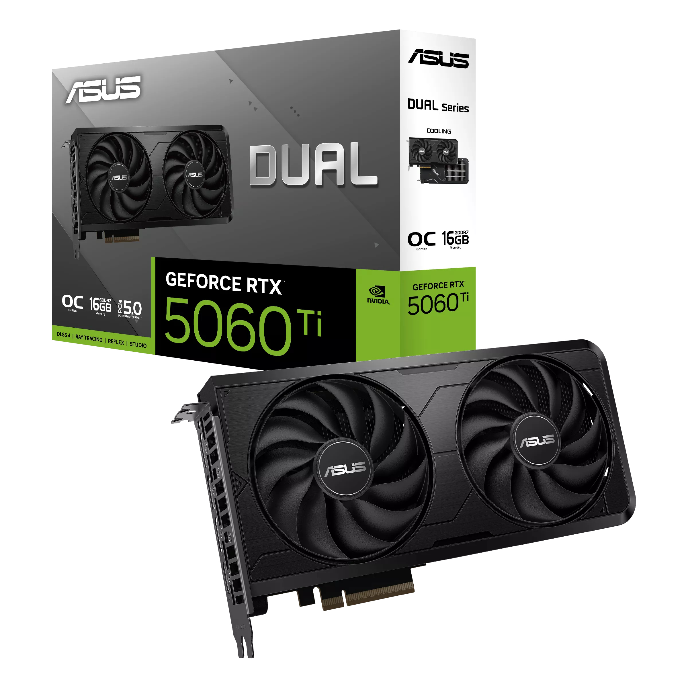 ASUS Dual GeForce RTX 5060 Ti EVO OC Edition NVIDIA 16 GB GDDR7