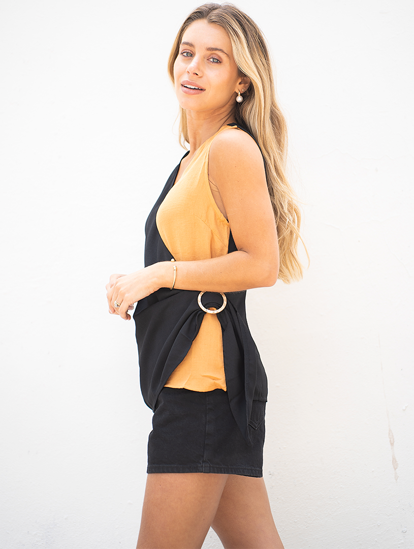 Blusa Bicolor