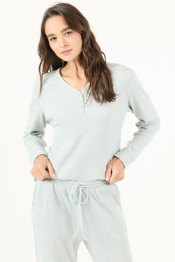 Pijama Leti Rib Gris Claro - Pijama Leti Rib Gris (4).jpg
