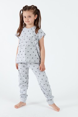 Pijama Benita Kids Gris - Pijama Benita Kids Gris Bbz Barbizon.jpg