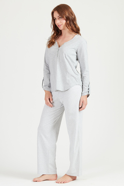 Pijama Rayas Manga Larga Gris - 0211.jpg