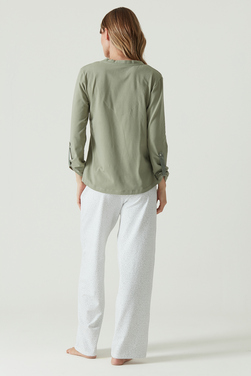 Pijama Rayas Manga Larga Verde - 37586.jpg