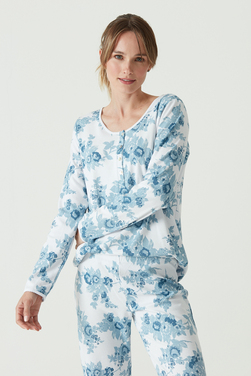 Pijama New Cuore Pantalón Largo Blanco Estampado - 38594.jpg