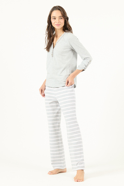 Pijama Clara Manga Larga Gris - Pijama Clara Gris (2).jpg