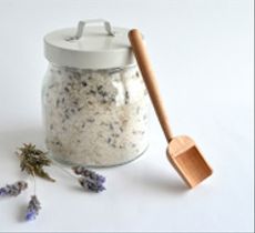 Sal aromática con lavanda orgánica