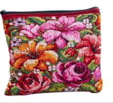 Clutch o sobre grande en textil guatemalteco 