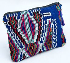 Clutch o sobre grande en textil guatemalteco 