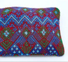 Clutch o sobre grande en textil guatemalteco 