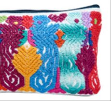 Estuche grande en textil guatemalteco 