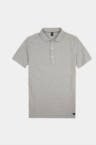 Light Marl Grey Davis Polo