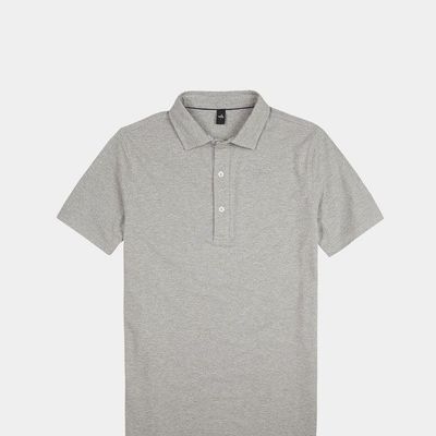 Light Marl Grey Davis Polo