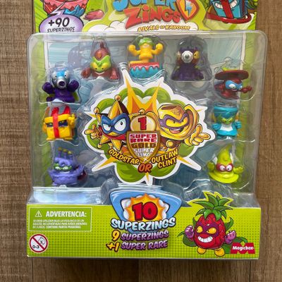 Superzings Serie 3 - Blister 10 Figuras - Alternativa 1 - Incluye Figura Dorada
