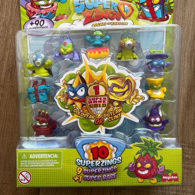 Superzings Serie 3 - Blister 10 Figuras - Alternativa 1 - Incluye Figura Dorada