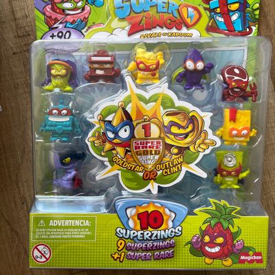Superzings Serie 3 - Blister 10 Figuras - Alternativa 2 - Incluye Figura Dorada