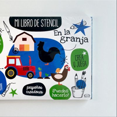 Mi libro de stencil en la granja