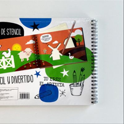 Mi libro de stencil en la granja
