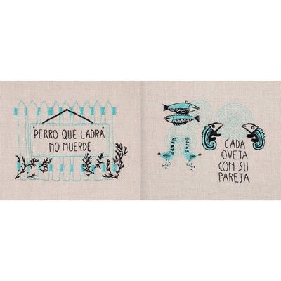 No des puntada sin hilo