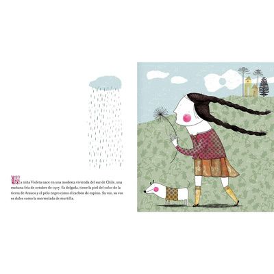 La niña violeta