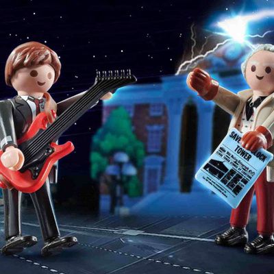 Back to the Future Marty Mcfly y Dr Emmett Brown