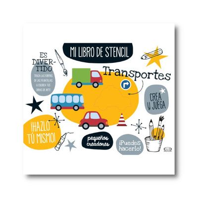 Mi libro stencil. Transportes