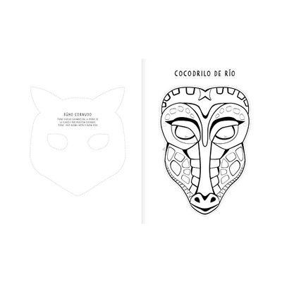 MÁSCARAS PINTA Y RECORTA